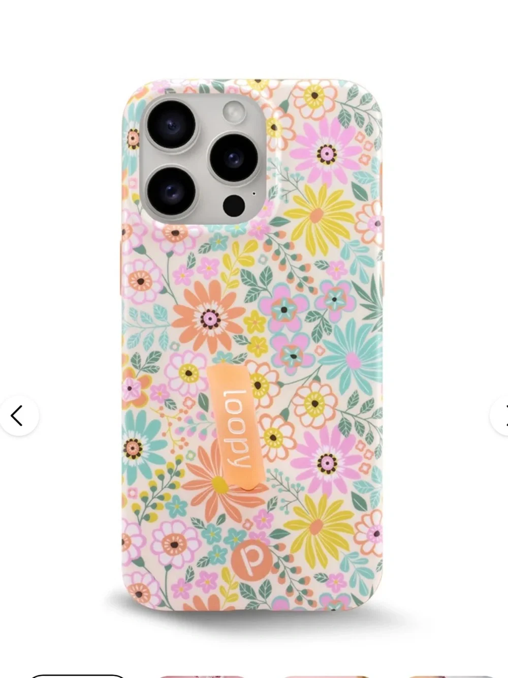 Loopy Case iPhone 15 pro max Floral Burst